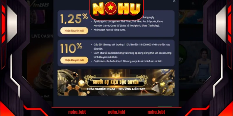 Tổng hợp các sự kiện tại đổi thưởng uy tín Vinbet
