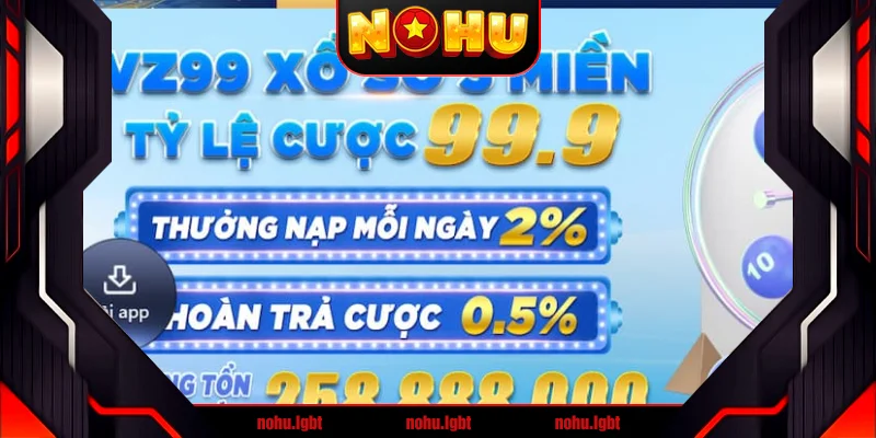 Chơi vui thưởng khủng tại nhà cái VZ99